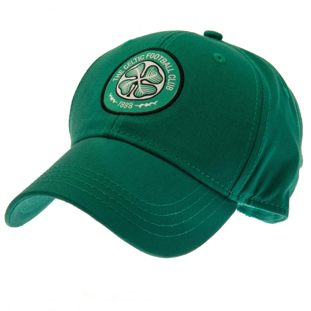 Green classic design curved brim cap