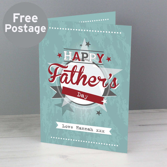 50's retro style birthday card can be personalised with an occasion and message By Sweetlea Gifts