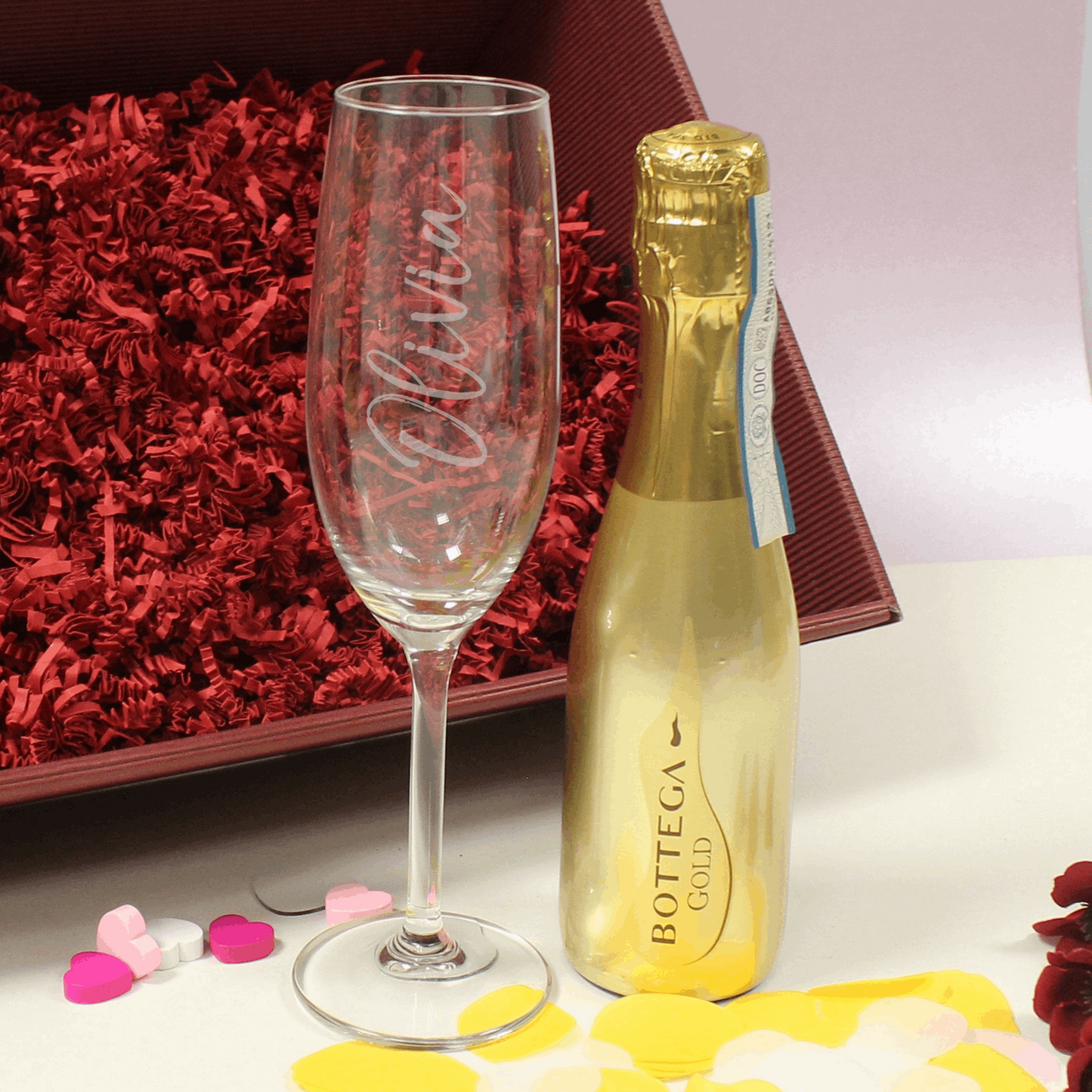 200ml Gold Bottega & Flute Set