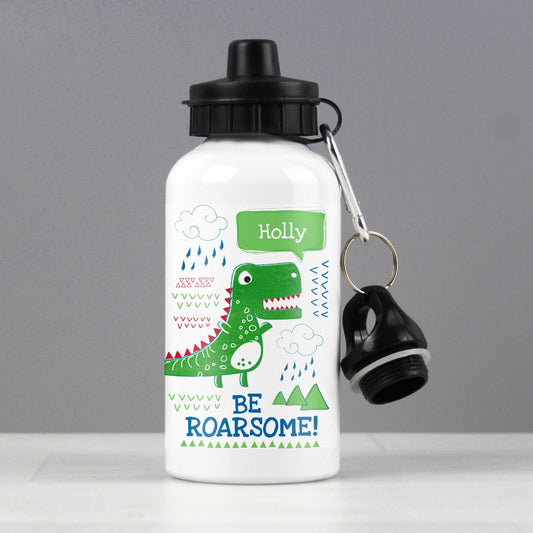 Dinosaur Be Roarsome personalised Drinks bottle-Personalised Gift By Sweetlea Gifts