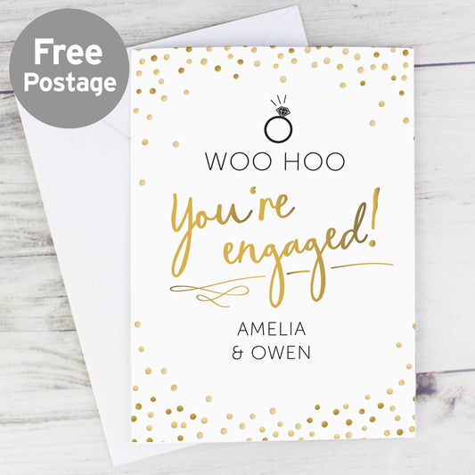 Engagement Card-Personalised Gift By Sweetlea Gifts