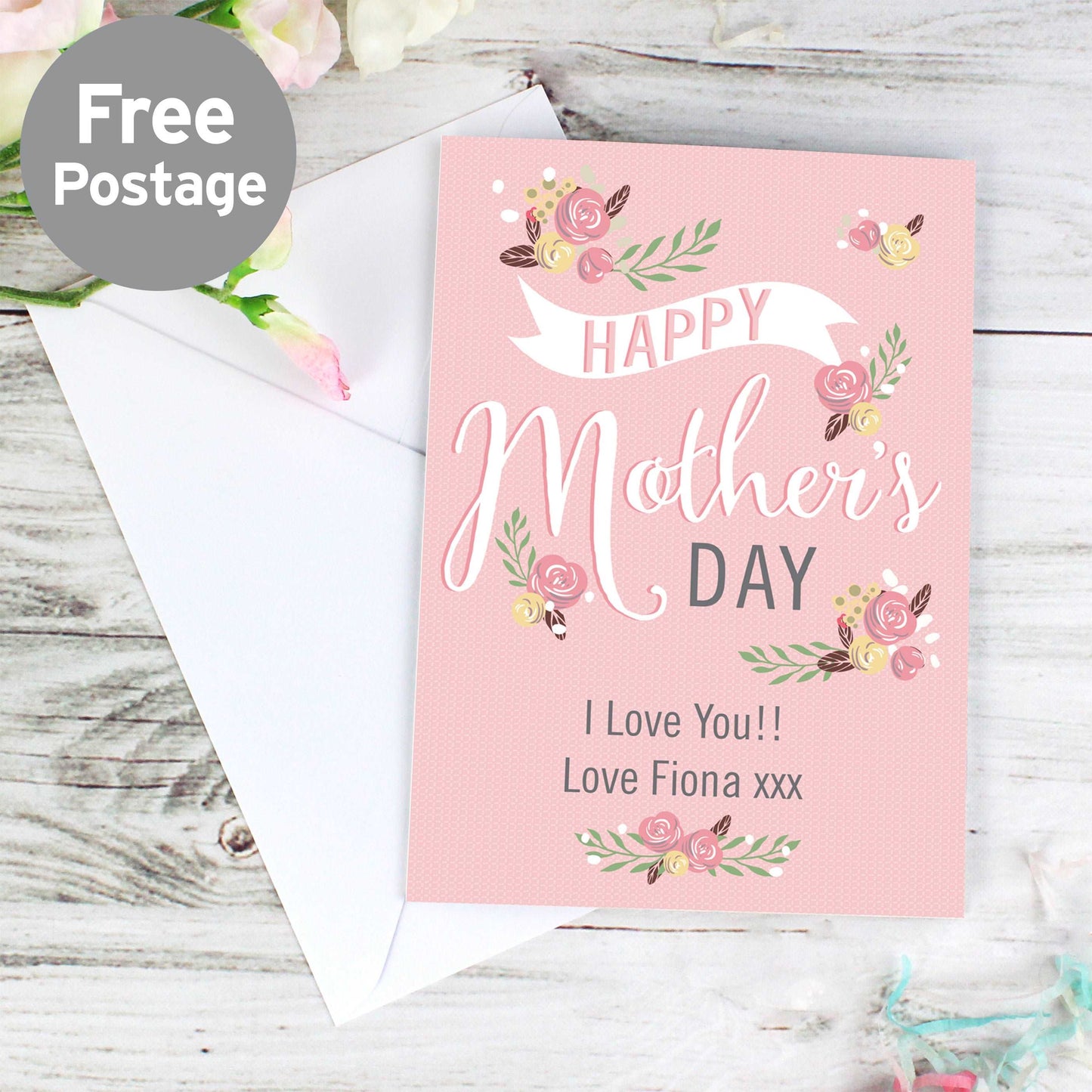 Floral Bouquet Mother's Day Card