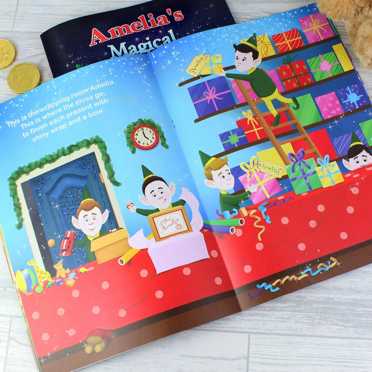 Magical Christmas Adventure Story Book-Personalised Gift By Sweetlea Gifts