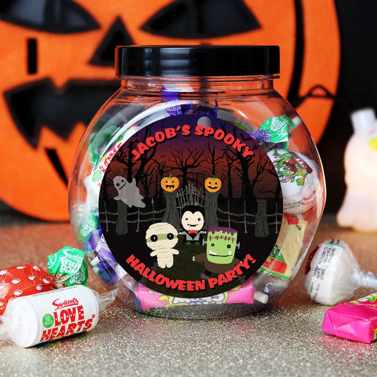 Halloween Characters Sweet Jar