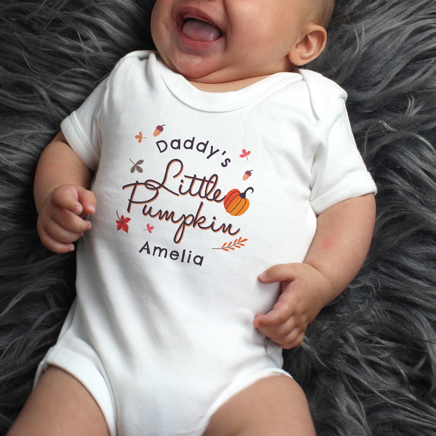 Little Pumpkin Baby Vest