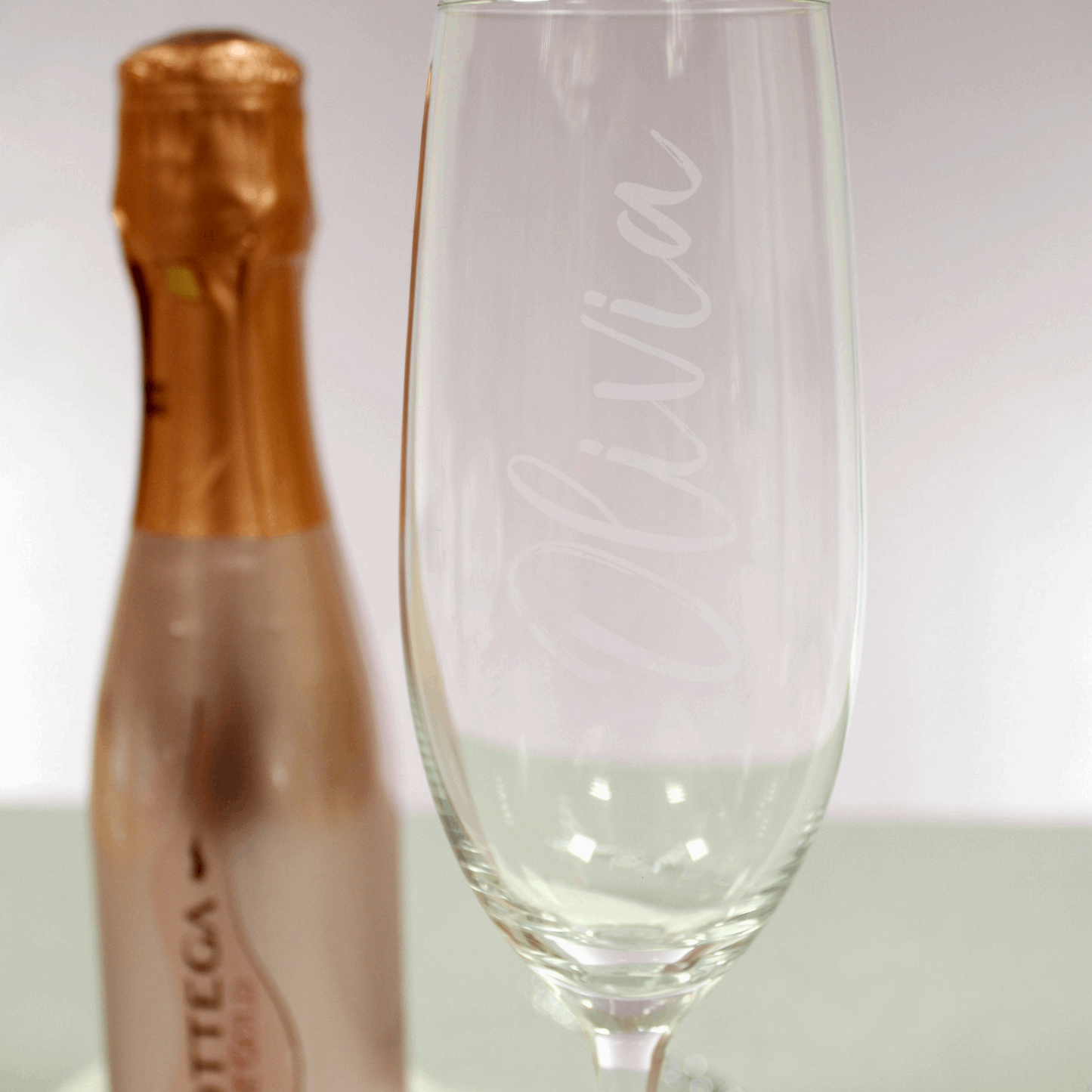 200ml Rose Gold Bottega & Flute Set