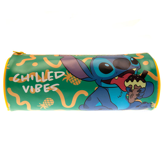 Tubular style zipped pencil case