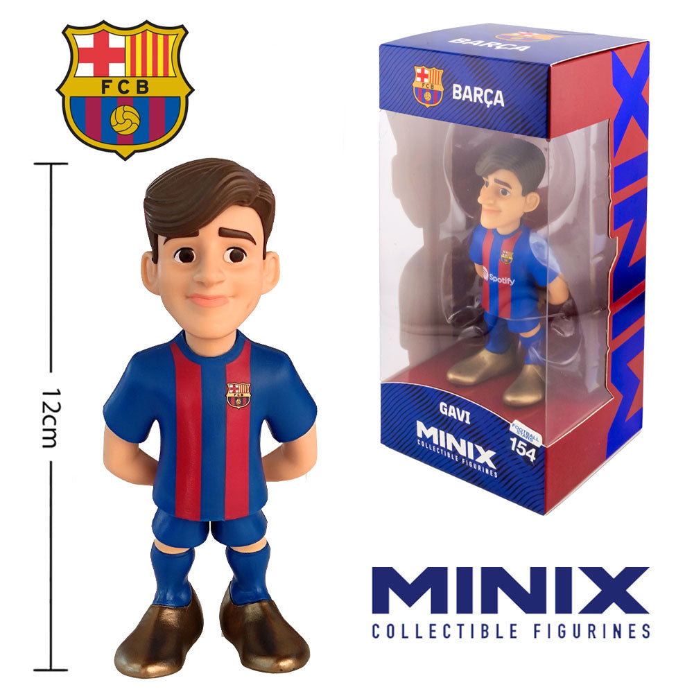 Muñecos Jugadores Barça 7cm Figuritas FC Barcelona MINIX Pack 5 Jugadores - Alonso, Araújo, Gavi, Ter Stegen, Ferran Torres, 7 Cm, Ideal Para Colección O Tarta Colección Fútbol Española