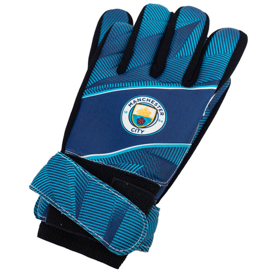 Fuse design goalkeeper gloves featuring a full colour City crest