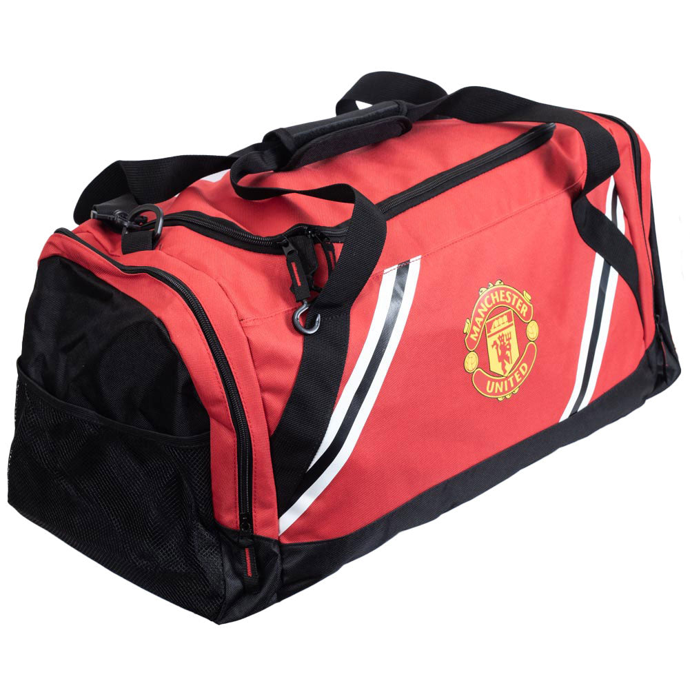 Core stripe design holdall featuring a full colour club crest