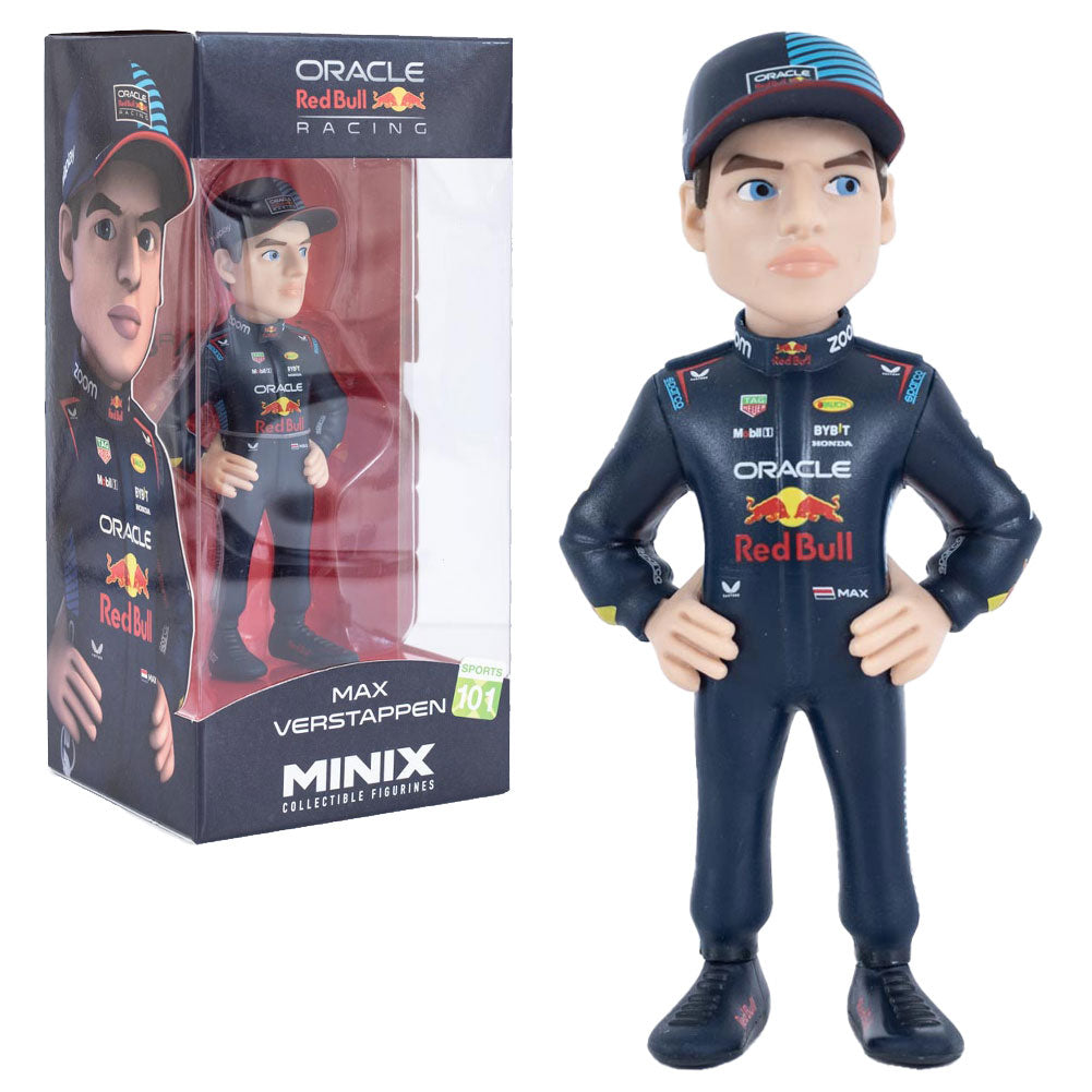 MINIX collectible figurine depicting Max Verstappen, MINIX collectors number 101, collect them all!
