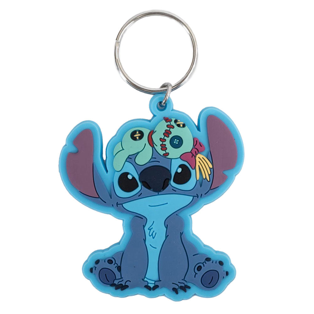 Soft, durable 5mm thick PVC Keyring with split ring