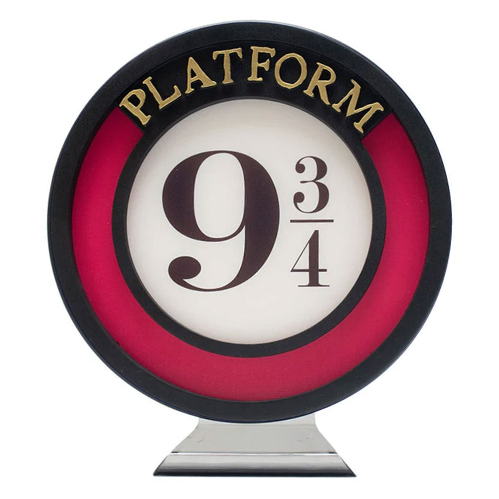 Flickering flame effect Platform lamp, Classic Platform 9 & 3 quarters design, can be either free standing or wall mounted