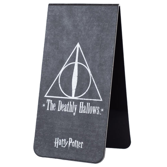 Harry Potter design magnetic bookmark, Features the classic Deathly Hallows symbol with the text 'Together... they make one master of Death.'