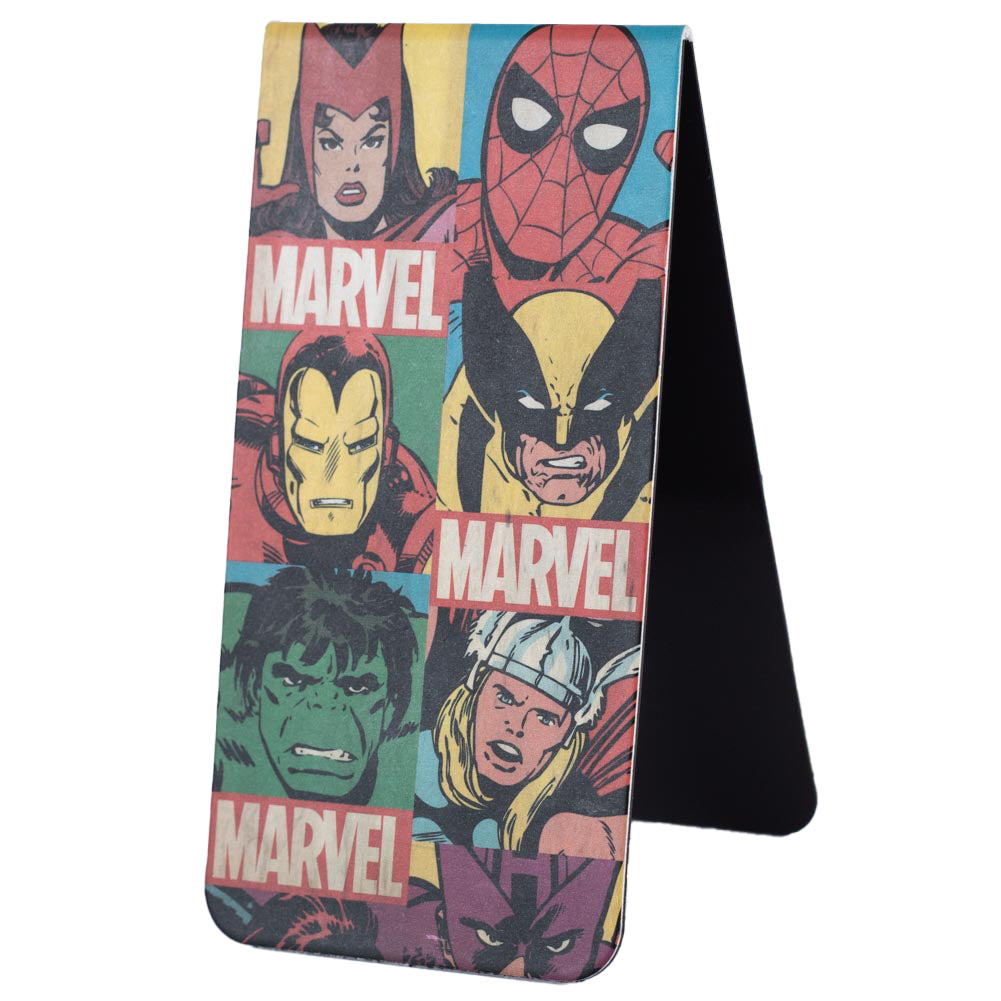 Marvel comics design magnetic bookmark, Features classic front cover images from the famous Marvel comics