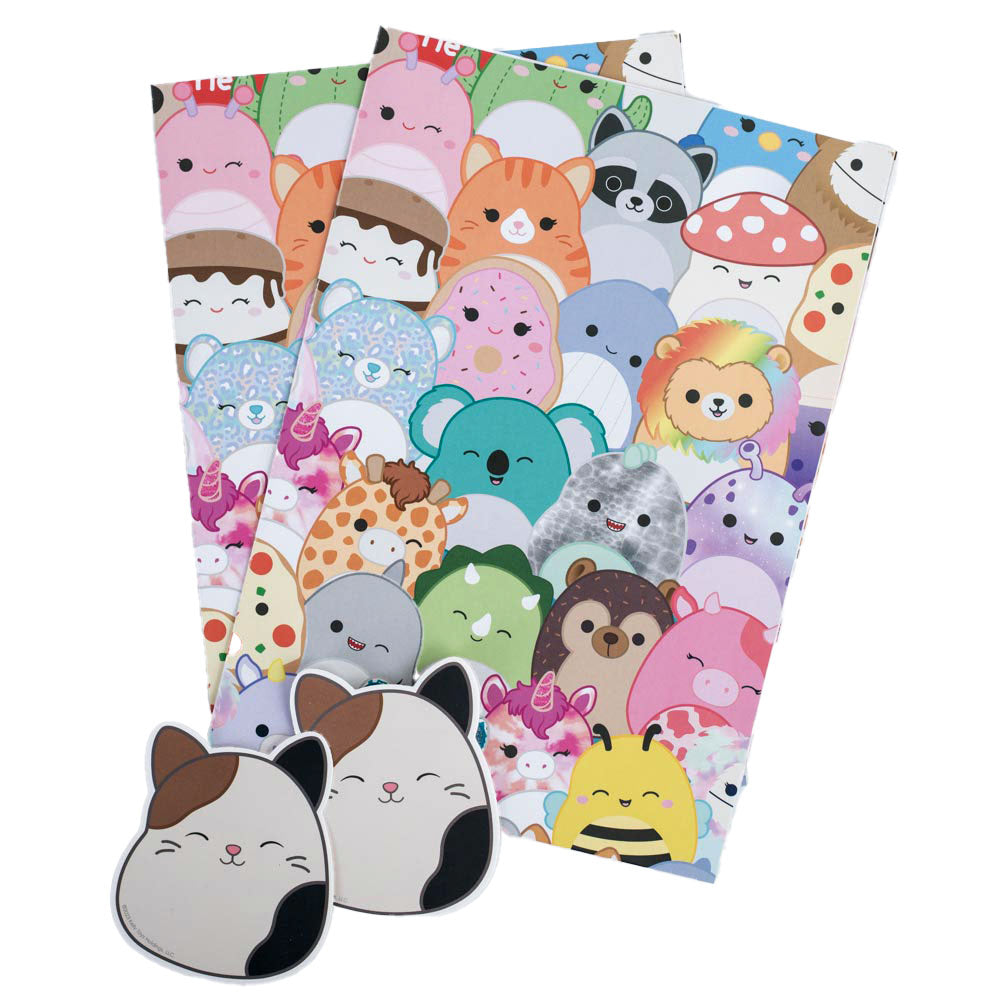 Vibrant, colourful gift wrap sheets and tags