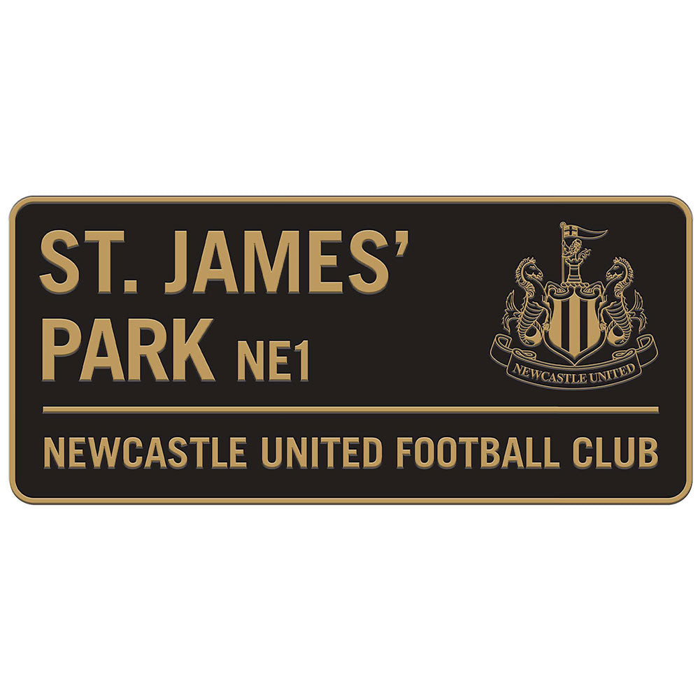 Gloss finish design stamped metal wall sign