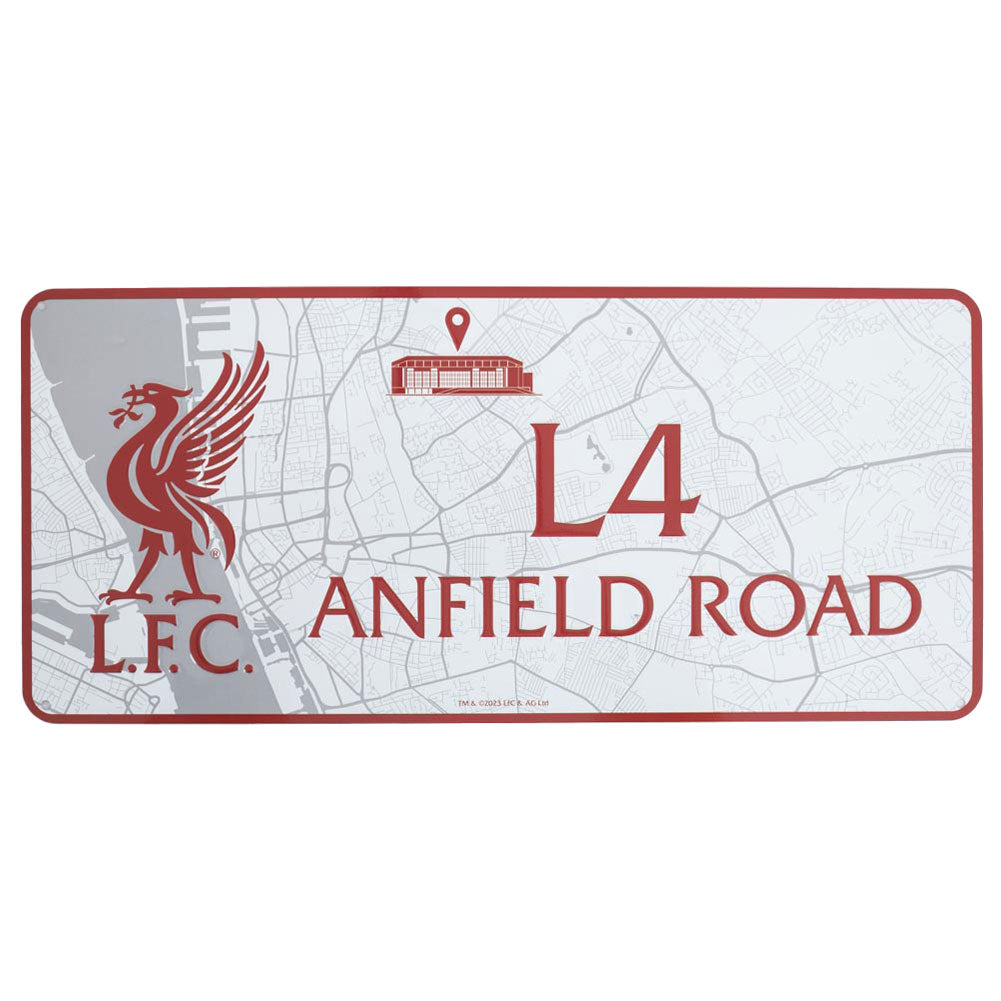 Gloss finish design stamped metal wall sign