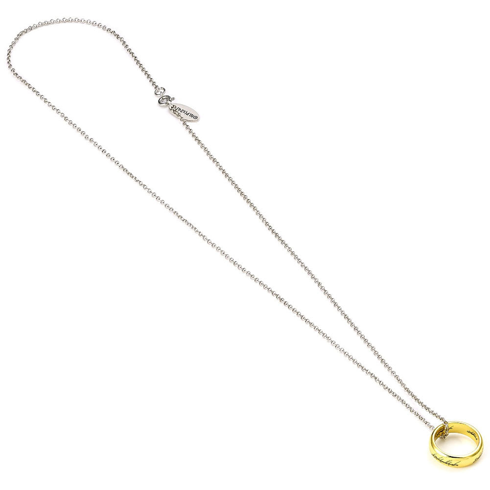 The Lord Of The Rings Silver Plated One Ring Necklace