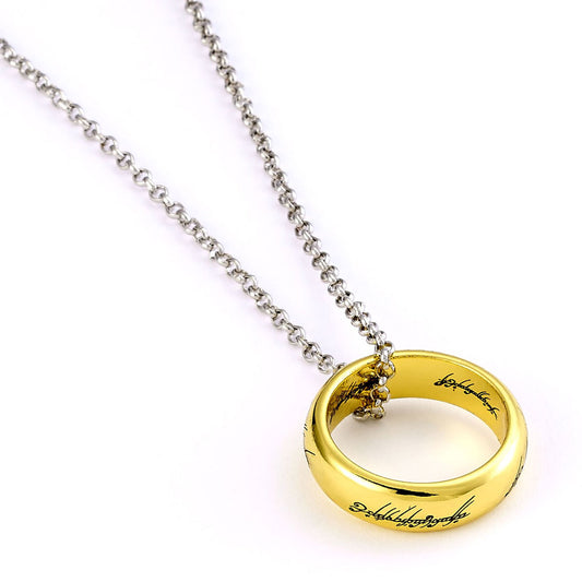 The One Ring on a silver plated necklace