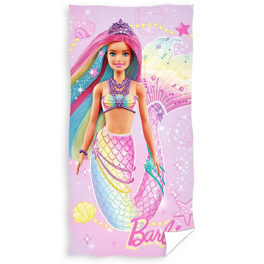 Large soft to touch velour beach towel
