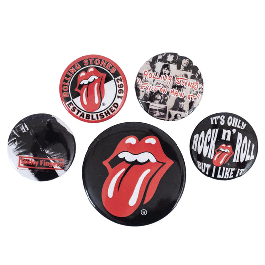 Eye-catching Rolling Stones design badges