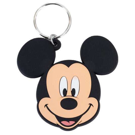 Soft, durable 5mm thick PVC Keyring with chain and split ring