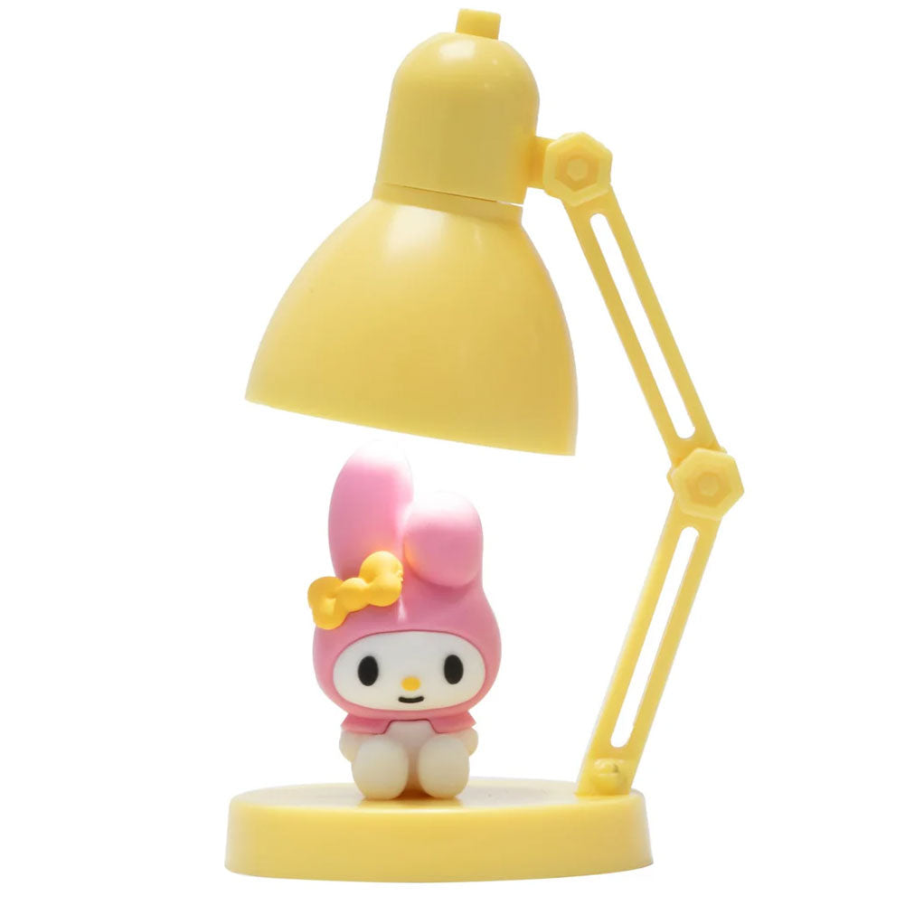 Compact Mini LED lamp with a removable figurine and an adjustable head