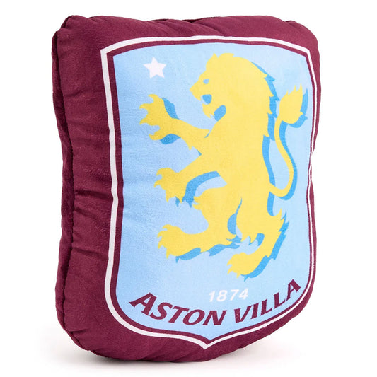Bright colourful Villa crest cushion