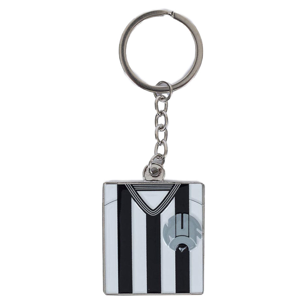 Metal shirt shaped keyring featuring the 83-88 kit with chain and split ring