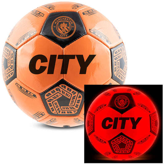 Orange LED glow 32 panel football