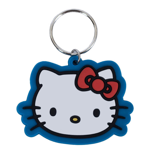 Soft, durable 5mm thick PVC Keyring with chain and split ring