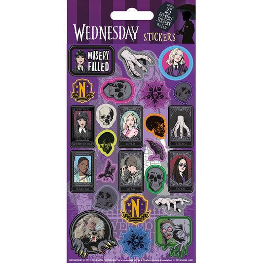 Paper effect self adhesive reusable stickers