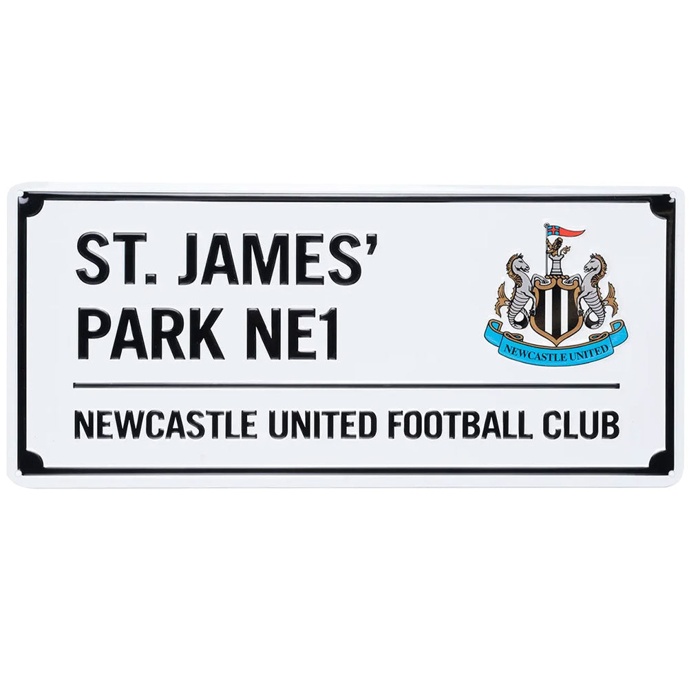 Gloss finish design stamped metal wall sign