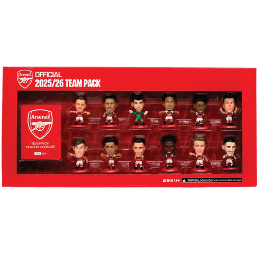 Collectors team pack featuring the following players in a classic Arsenal home kit