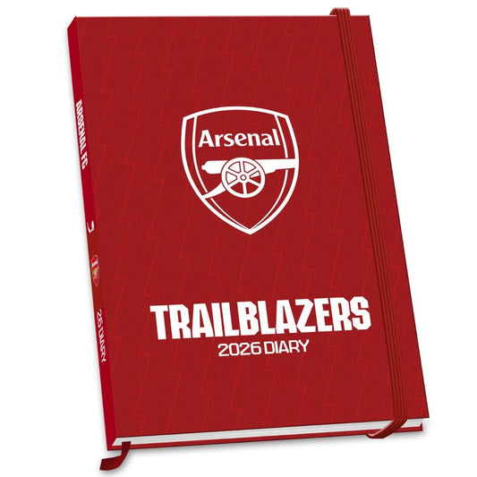 Red hardback 2026 week to view diary