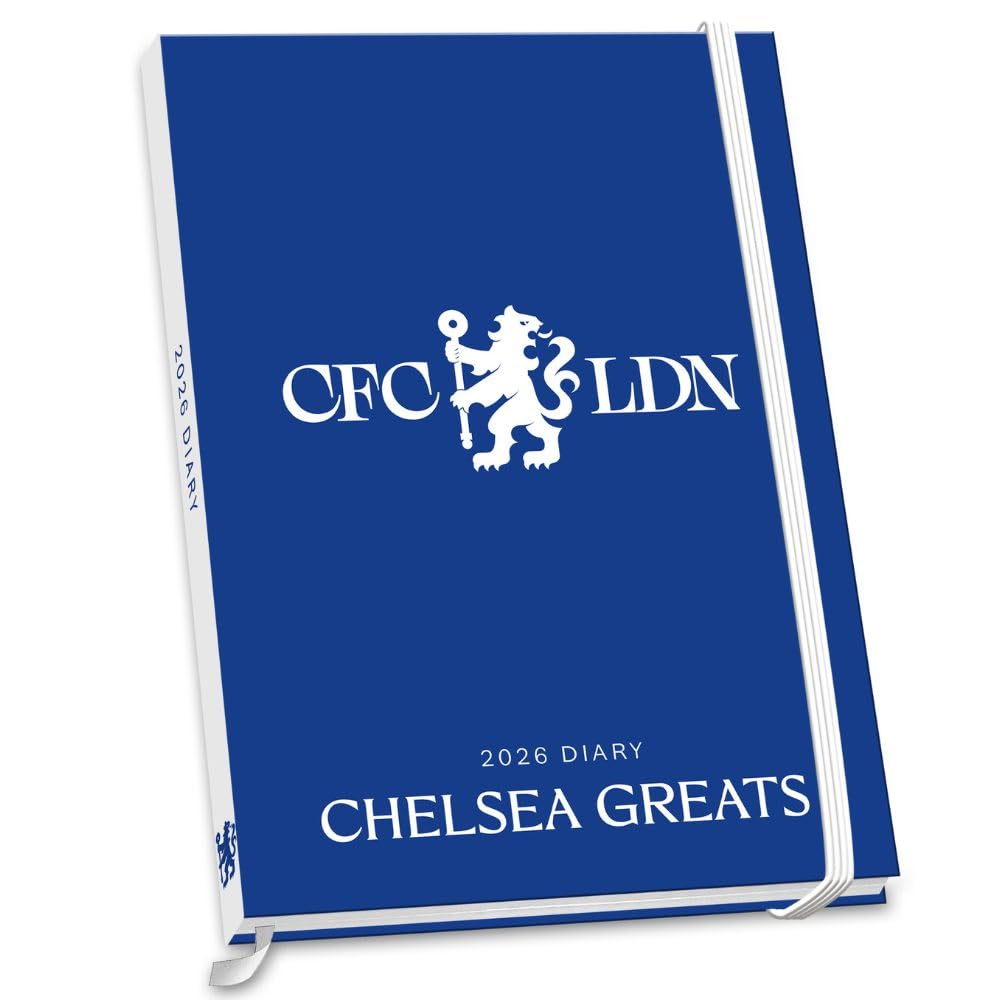 Blue hardback 2026 week to view diary