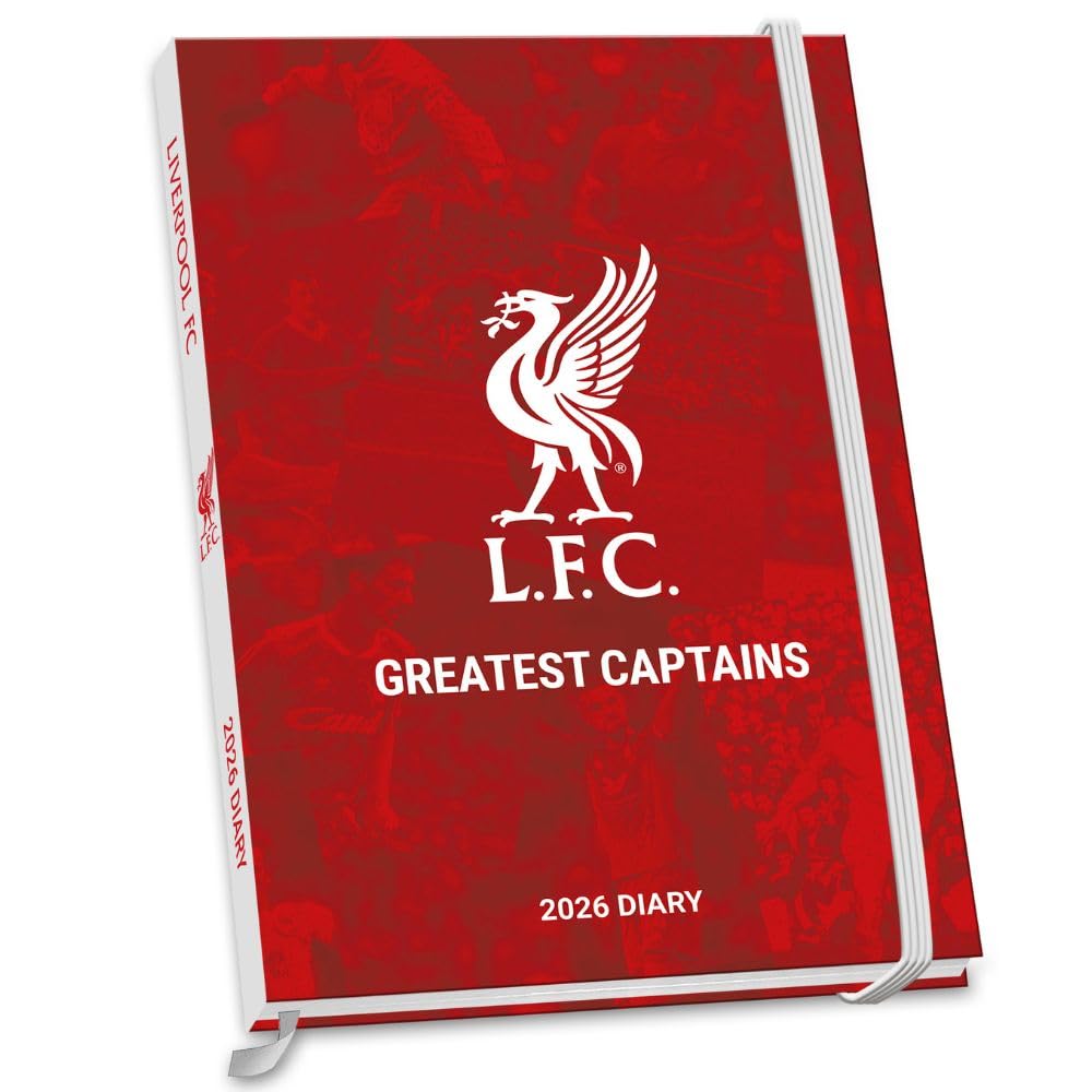 Red hardback 2026 week to view diary