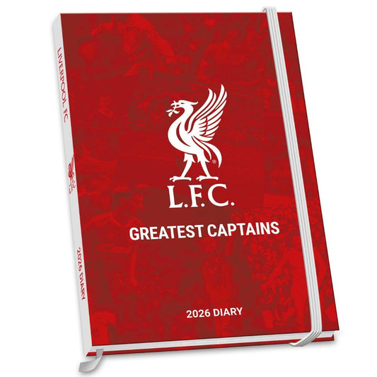 Red hardback 2026 week to view diary
