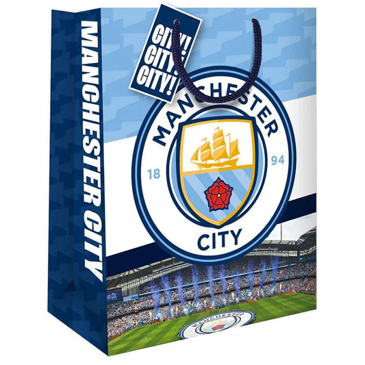 Manchester City FC Medium Colour Gift Bag