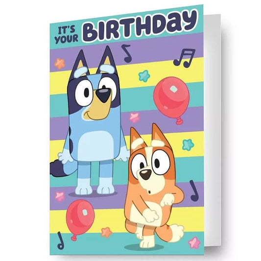 Bluey 3D Lenticular Birthday Card
