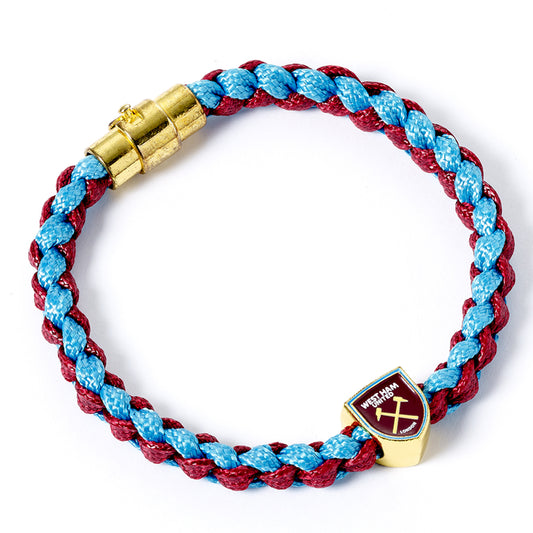 Stylish two tone woven bracelet
