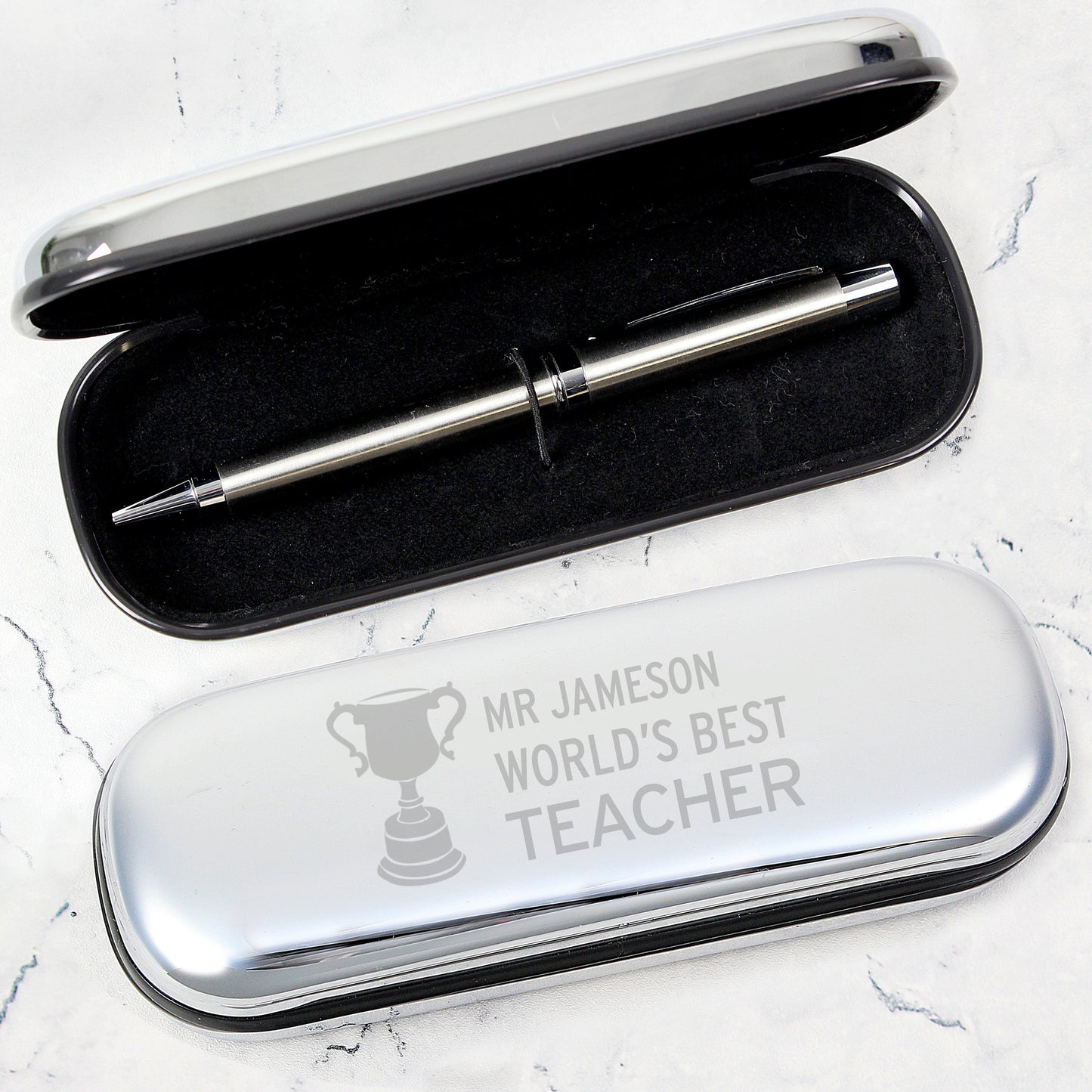 Teacher Trophy Pen and Box Set