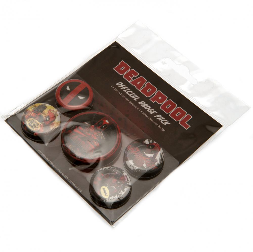 Deadpool Button Badge Set