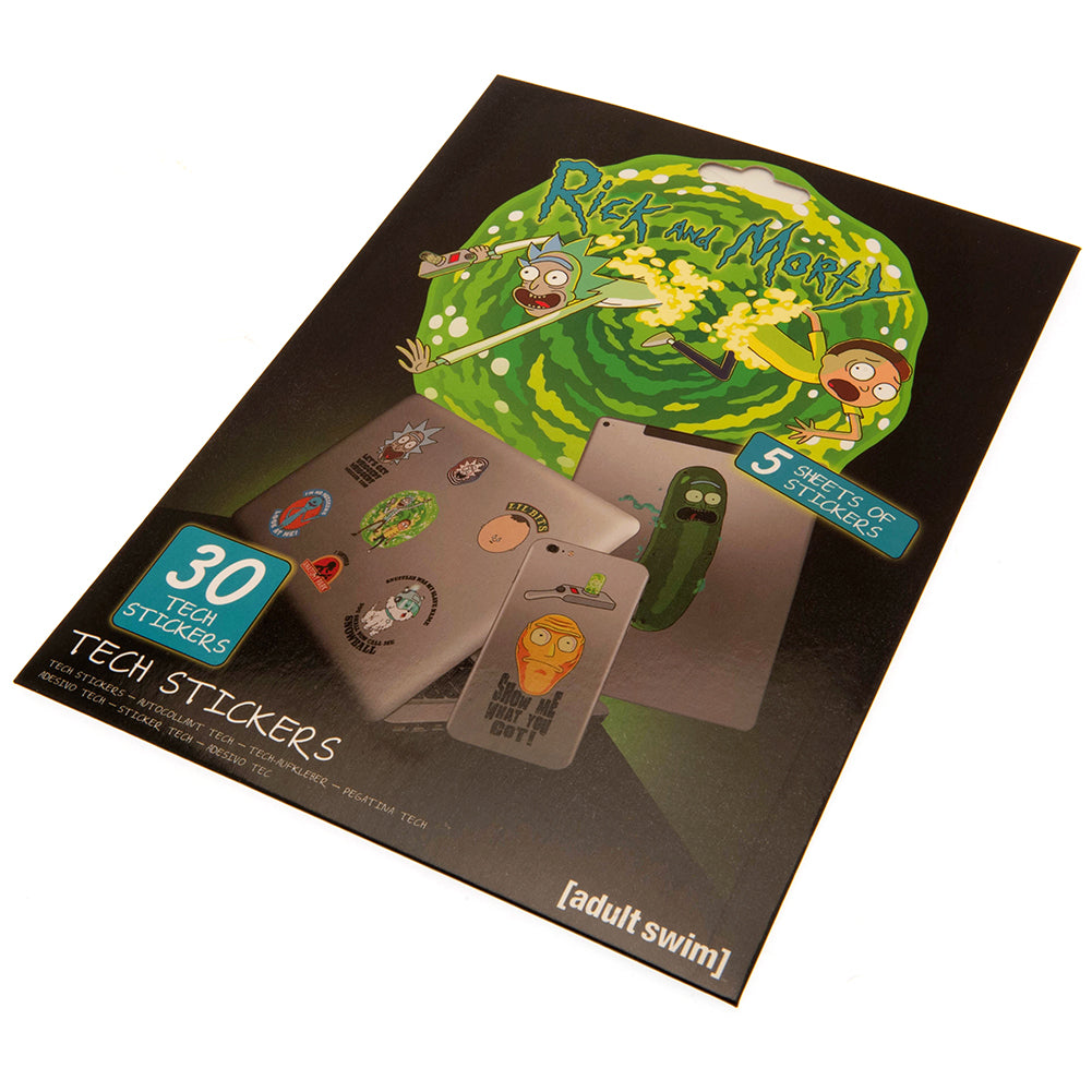 Rick And Morty Tech Stickers