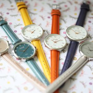 Blush Red handwriting Engraved Ladies Watch-Personalised Gift By Sweetlea Gifts