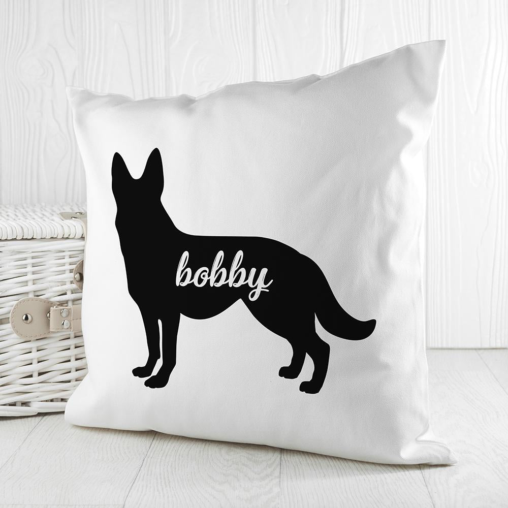 German Shepherd personalised cushion cover By Sweetlea Gifts