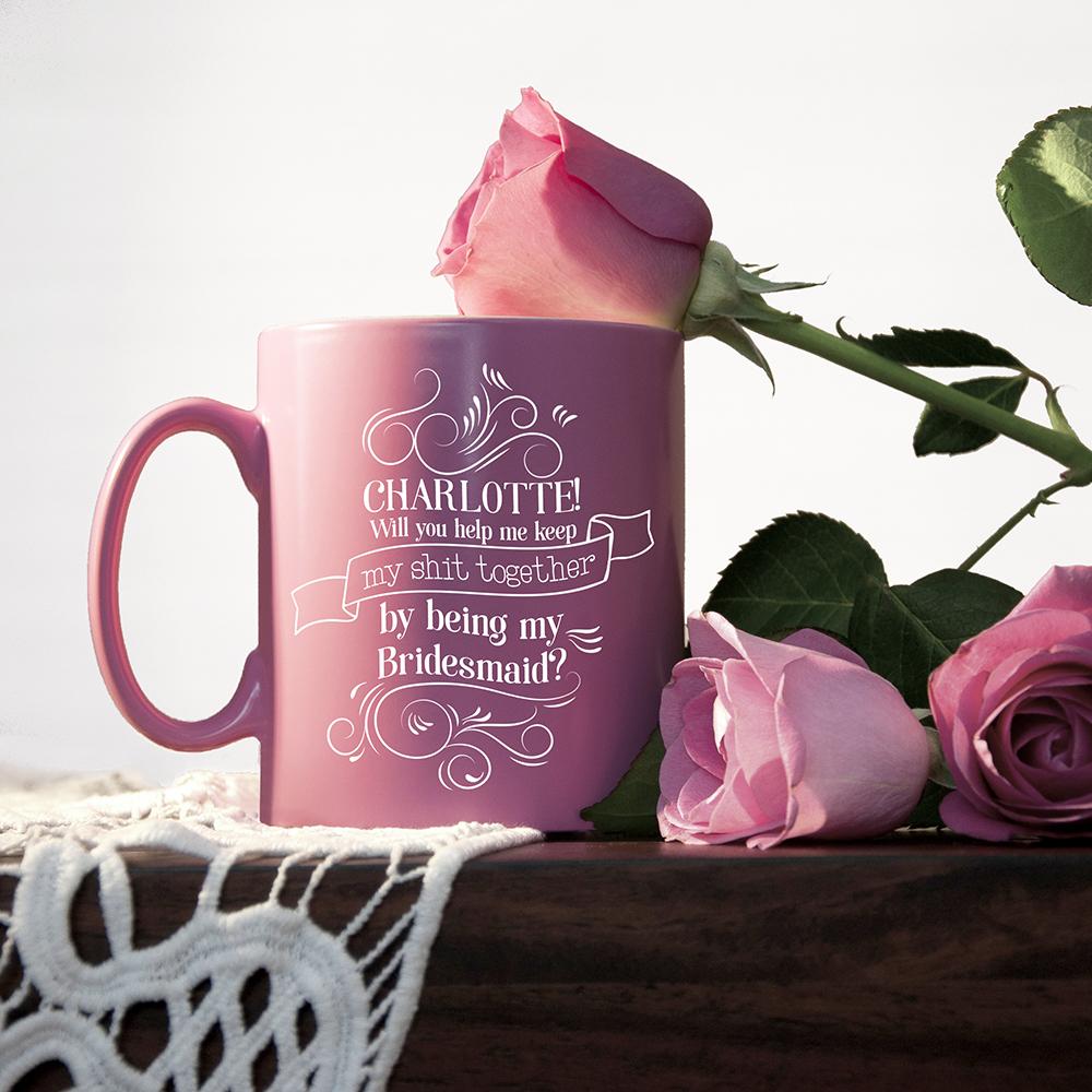 Keep My Sh*t Together Personalised Bridesmaid Proposal Mug-Personalised Gift By Sweetlea Gifts