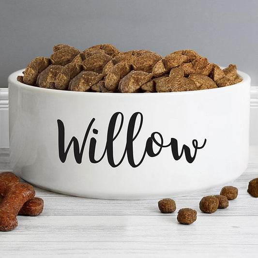 Medium pet bowl personalised - 14cm-Personalised Gift By Sweetlea Gifts