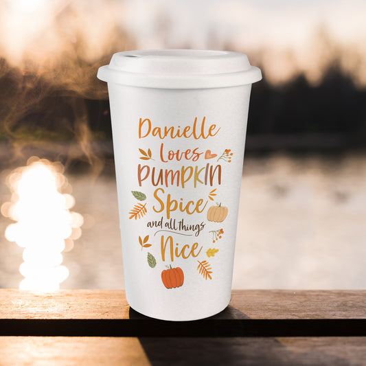 Pumpkin Spice Travel Mug
